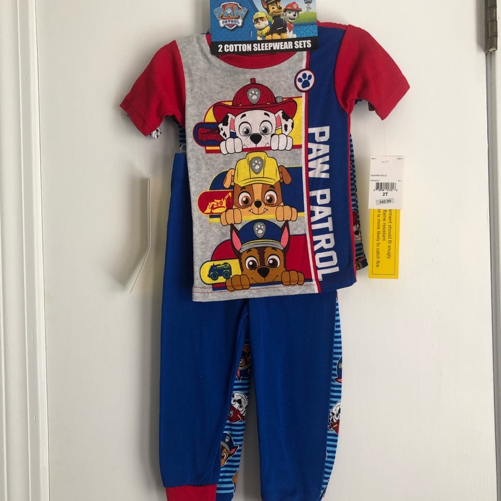 Brand new Paw Patrol 4-piece PJs!